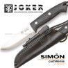 Cuchillo Bushcraft JOKER "Ranger" Micarta Scandi + Ferrocerio cm143p 075316