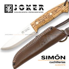 JOKER "Ranger" Scandi Curly Birch Bushcraft Knife cl143 075311