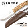 JOKER "Ranger" Scandi Curly Birch Bushcraft Knife cl143 075311