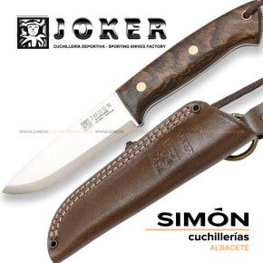 Cuchillo Bushcraft JOKER "Ranger" Nogal Scandi cn143 075313