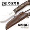 JOKER "Ranger" Scandi Walnut Bushcraft Knife cn143 075313