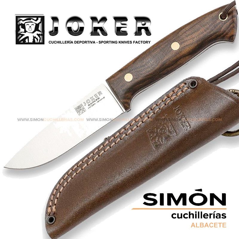 Cuchillo Bushcraft JOKER "Ranger" Nogal Flat cn144 075305
