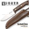 Cuchillo Bushcraft JOKER "Ranger" Nogal Flat cn144 075305