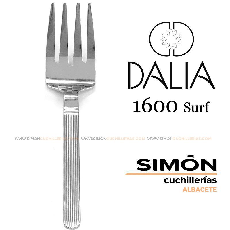 DALIA "SURF 1600" 18/10 Fish Serving Fork 060259