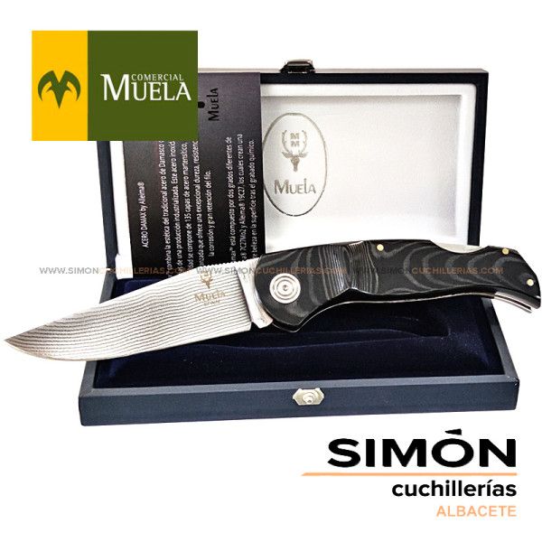 Navaja MUELA "Navalia" Damasco 10cm navalia 10m dx 021487