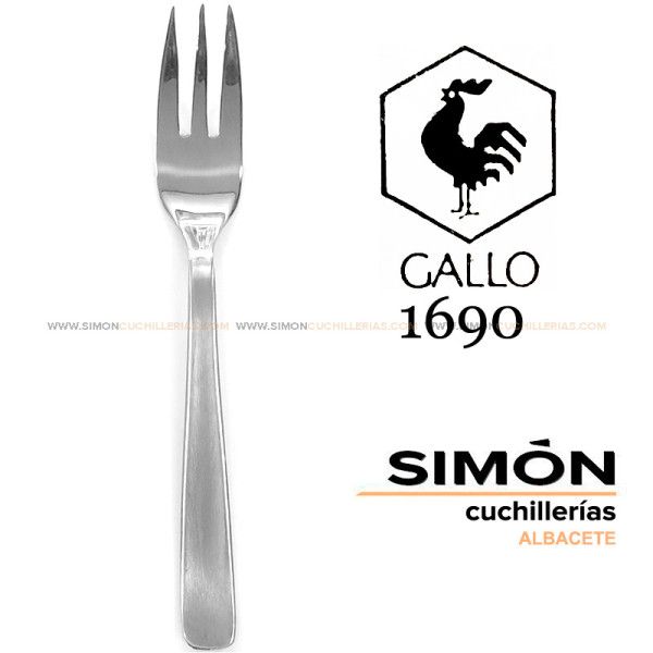 Tenedor Pastel GALLO "1690 18/10 060261