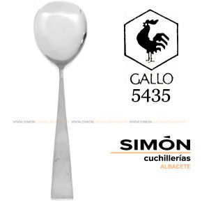 GALLO "5435" 18/10 Salad Serving Spoon 060270