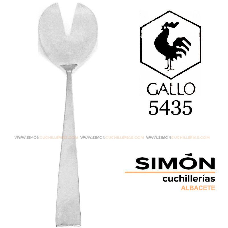 GALLO "5435" 18/10 Salad Serving Fork 060271