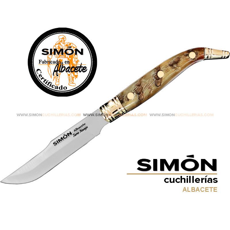 Cuchillo Mesa SIMÓN "Navaja" Carnero Filo Liso 123123