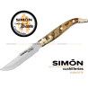 Cuchillo Mesa SIMÓN "Navaja" Carnero Filo Liso 123123