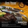 Cuchillos Carne Forma Navaja Albacete Sierra SIMÓN Artesanales