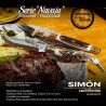 Cuchillos Carne Forma Navaja Albacete Filo SIMÓN Artesanales