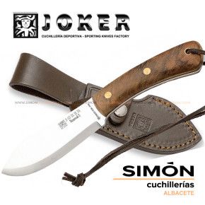 Cuchillo Bushcraft JOKER "Nessmuk S" Nogal Scandi 075201