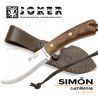 Cuchillo Bushcraft JOKER "Nessmuk S" Nogal Scandi 075201
