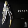 Navaja Clásica Bandolera S.XIX "Bandolero" JOKER “Joyita” Grabado Aguafuerte ORO 24K 007023