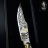 Navaja Clásica Bandolera S.XIX "Bandolero" JOKER “Joyita” Grabado Aguafuerte ORO 24K 007023