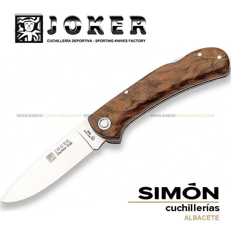 Navaja JOKER "Cocker Cub" Nogal 7,5cm nn159 075331