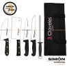 SIMÓN Professional Matarife Pork Slaughter Knife Set 6p 215014