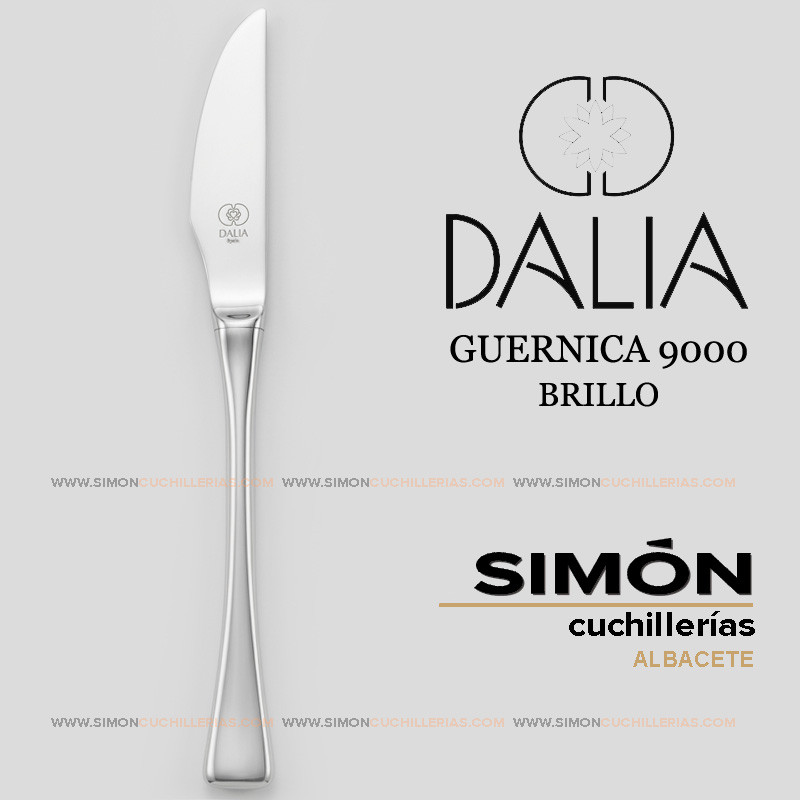 Cuchillo Mesa DALIA "Guernica 9000 Brillo" 18/10 montado 060135