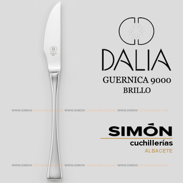 Cuchillo Mesa DALIA "Guernica 9000 Brillo" 18/10 montado 060135