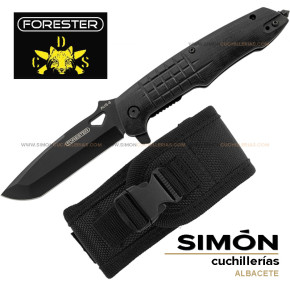 J&V FORESTER "AUS-8" Black G10 Knife AUS-8 NEGRA F0010_NEG 192020