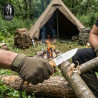 Cuchillo Bushcraft JOKER "Ranger" Olivo Flat + Ferrocerio co144p 075308