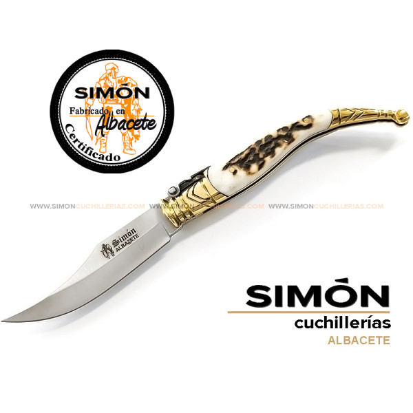 SIMÓN 19th "Deer" Albacete Antique Knife 9cm 075046