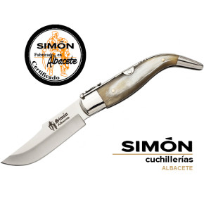 SIMON 20th Bull Horn Albacete Classic Knife 8,5cm 075142