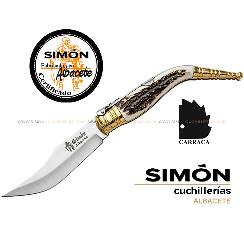 SIMÓN 19th Deer Carraca Bandit Knife 11cm 123029
