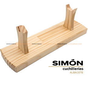 Soporte Expositor Peana NAVAJA GRANDE "Madera" SIMÓN 023189