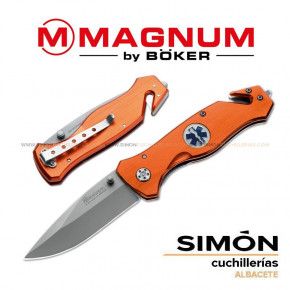 MAGNUM "Emergency" Orange Rescue Folding Knife 065227