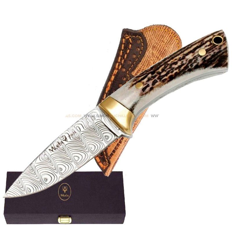 MUELA "Colibri" Damascus Knife 021420