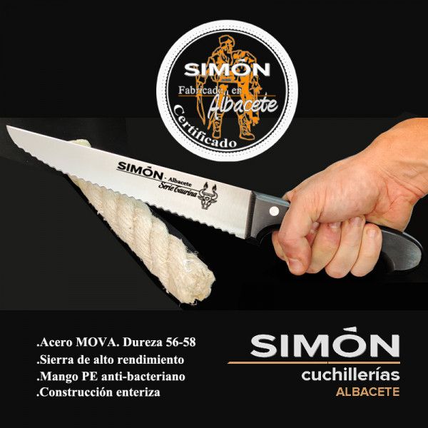 SIMÓN "Taurina" PE Firebull Serrated Knife 20cm 8" 215032