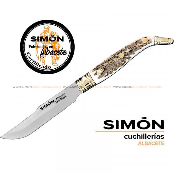 SIMÓN "Navaja" Deer Smooth Edge Steak Knife 123058