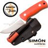 Cuchillo Bushcraft JOKER "Erizo TS1" Micarta Canvas Clásico + Ferrocerio 075252