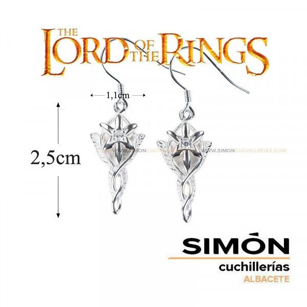 Pendientes ARWEN Plata - Estuche "Señor de los Anillos" 068491