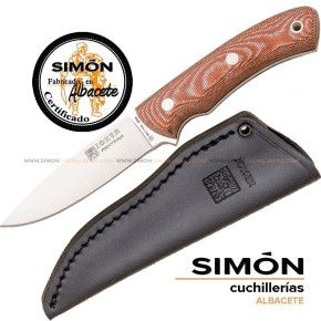 JOKER "Pantera" Flat Micarta Canvas Bushcraft Knife 075262