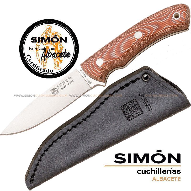 Cuchillo Bushcraft JOKER "Pantera" Micarta Canvas Flat 075262